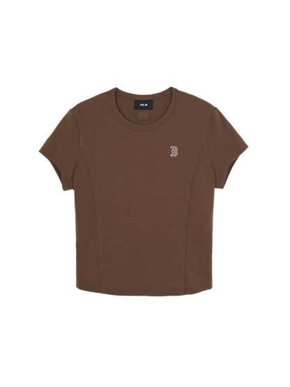 [Aespa Karina Worn] 26 Summer MLB Women's Basic Slim Fit Short Sleeve T-Shirt