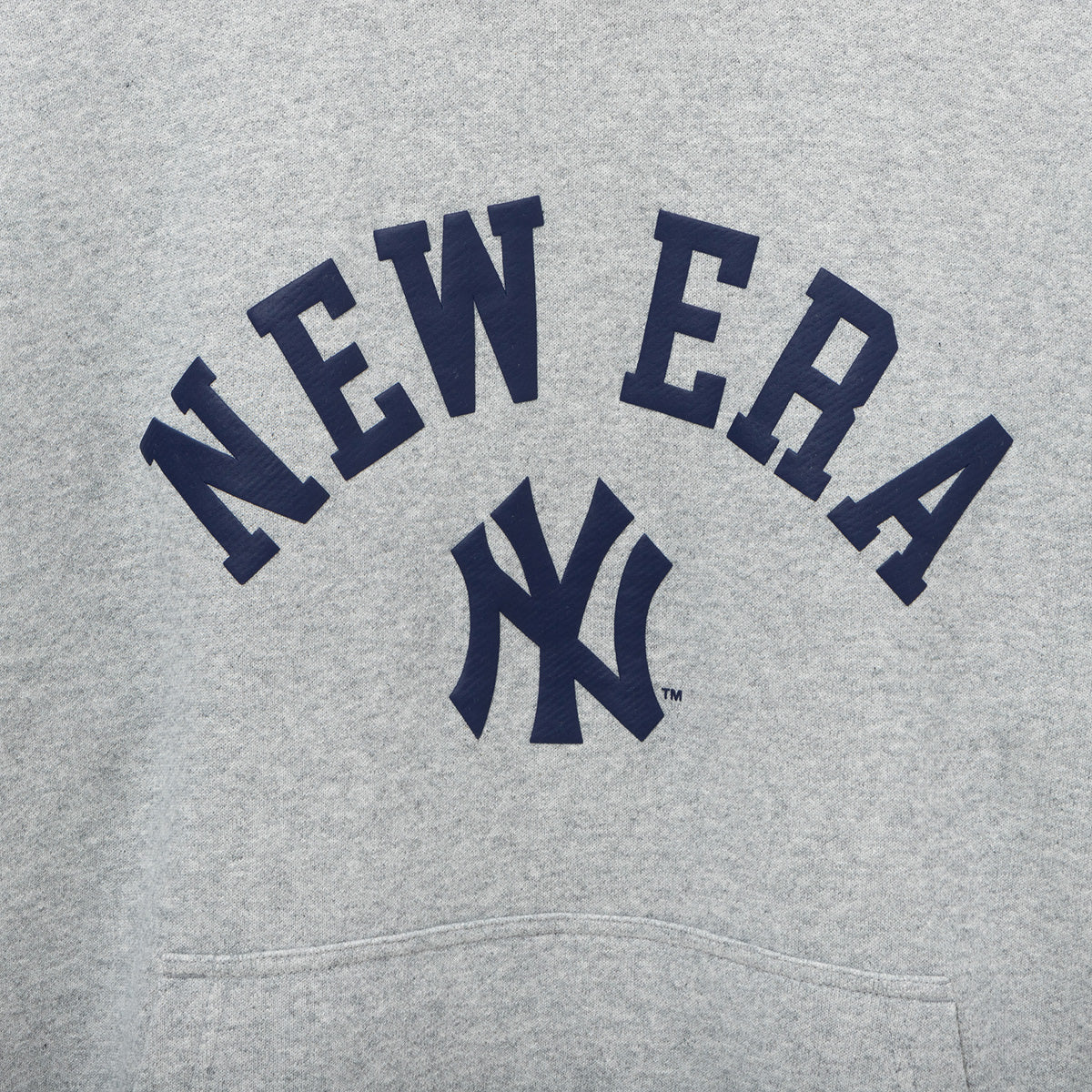 [KiiKii Jiyu Worn] New Era MLB New York Yankees Logo Hoodie Heather Gray