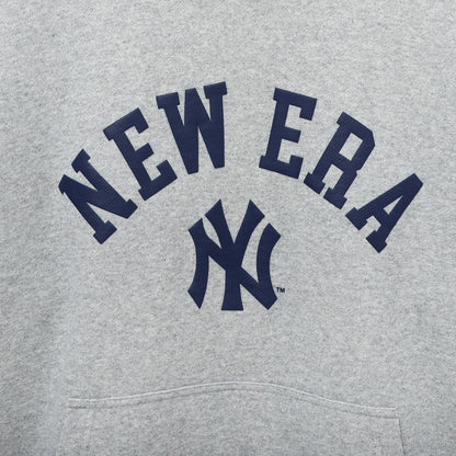 [KiiKii Jiyu Worn] New Era MLB New York Yankees Logo Hoodie Heather Gray