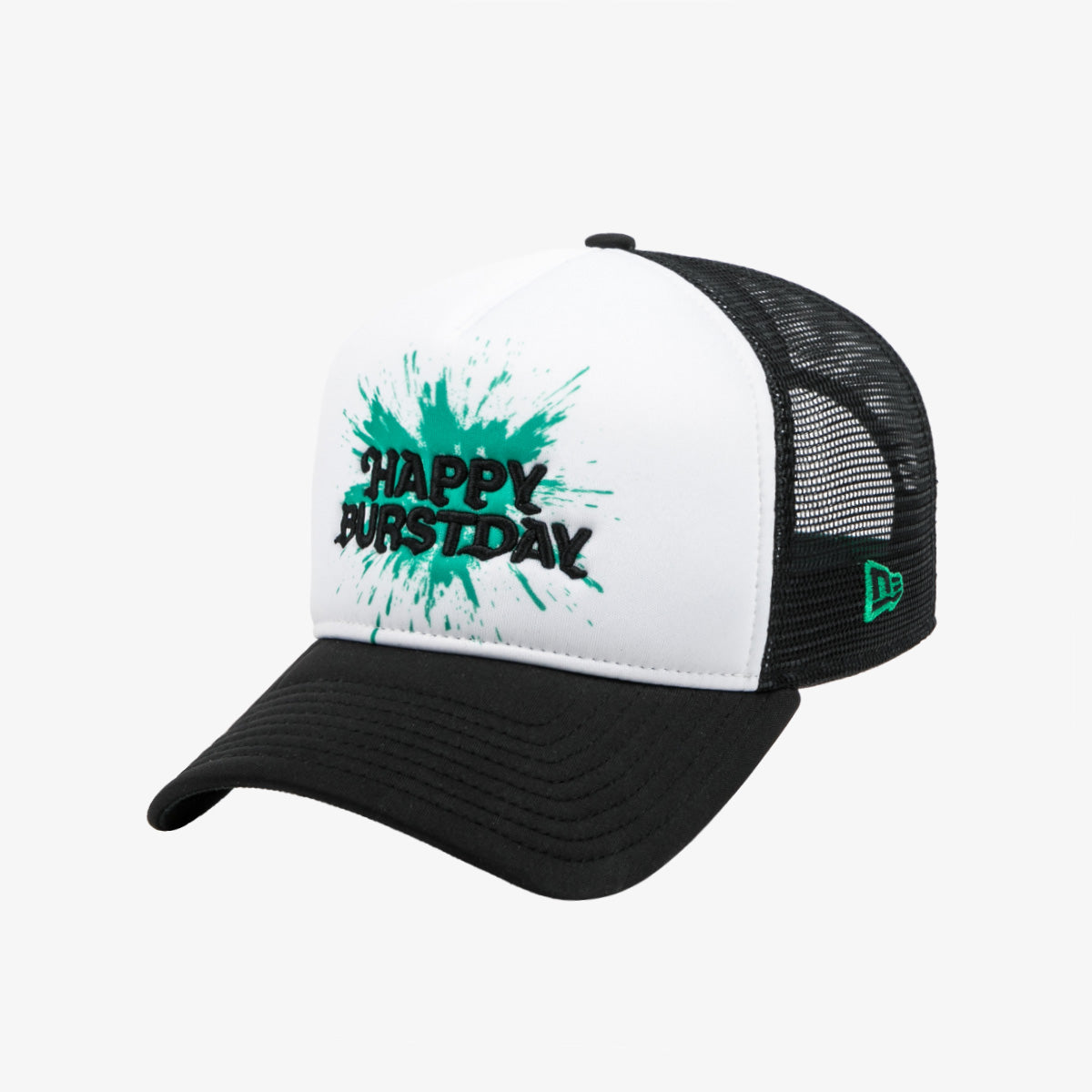 New Era X Seventeen A-Frame Trucker Ball Cap White/Black