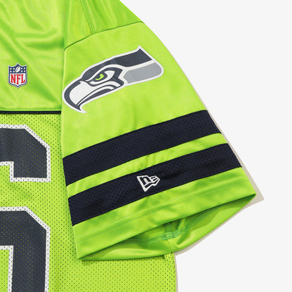 [KiiKii Haum Worn] New Era NFL Seattle Seahawks Fan Wear T-Shirt Neon Green