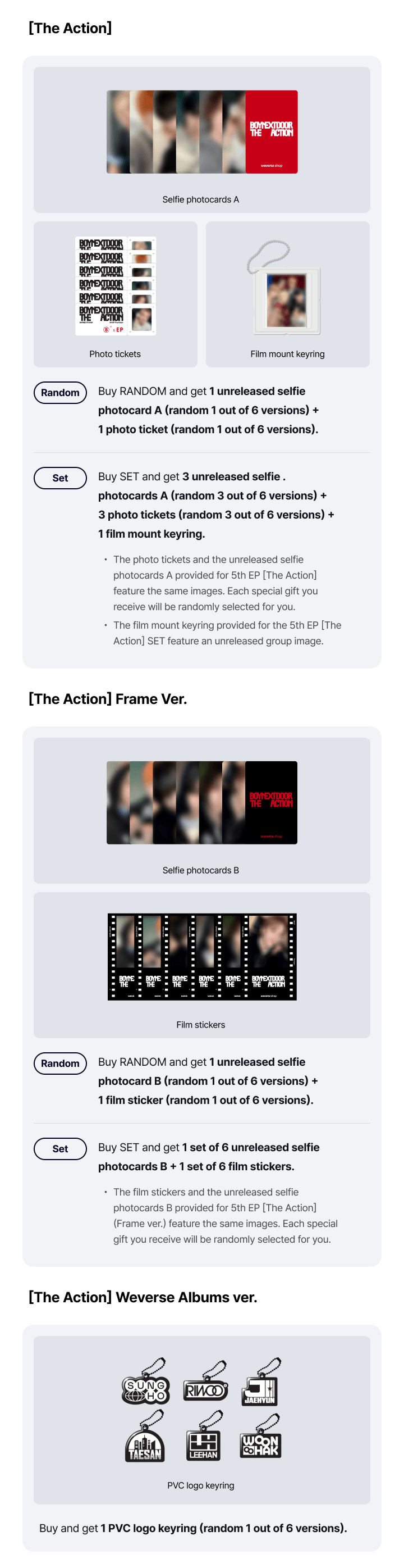 BOYNEXTDOOR - 5th EP [The Action] Album
