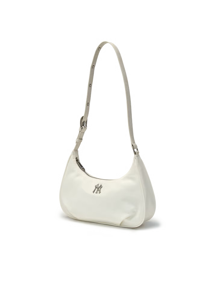 [Aespa Karina Pick] 26SS MLB Basic Vintage Nylon Hobo Bag New York Yankees