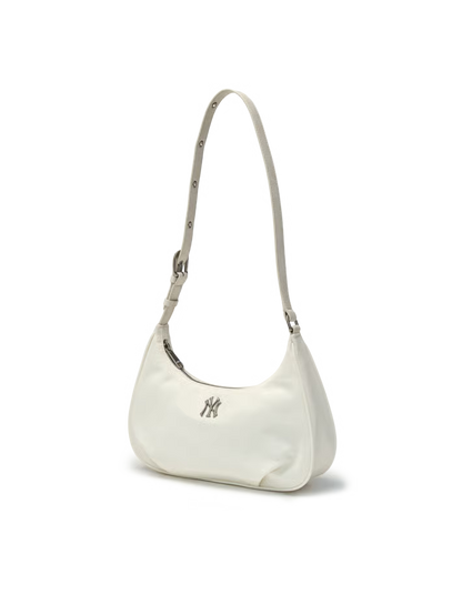 [Aespa Karina Pick] 26SS MLB Basic Vintage Nylon Hobo Bag New York Yankees