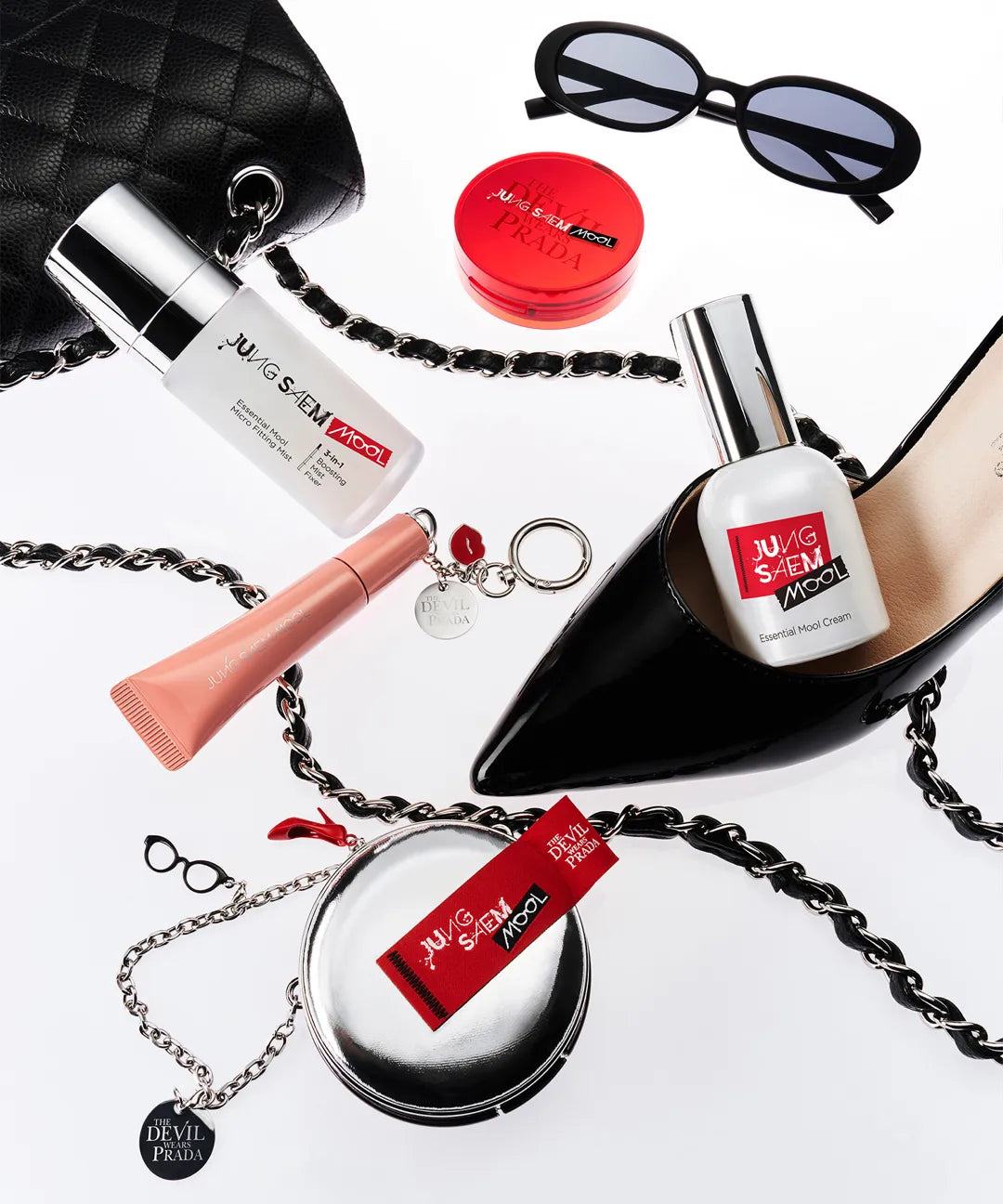 [The Devil Wears Prada 2 Edition] Jung Saem Mool Lip-Pression Metal Serum Gloss with Gift (Keyring)
