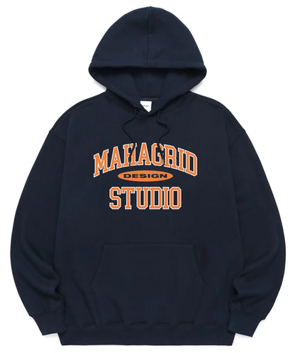 [Seventeen Mingyu and Straykids I.N Worn] Mahagrid College Logo Hoodie