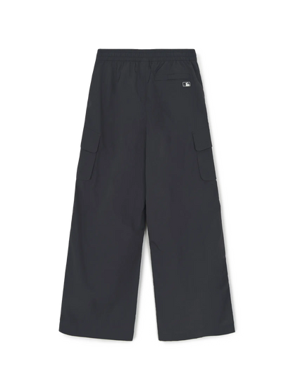 [Aespa karina Worn] 26 Summer MLB Women's Gorpcore Glossy High-Waisted Cargo Wide Flare Pants