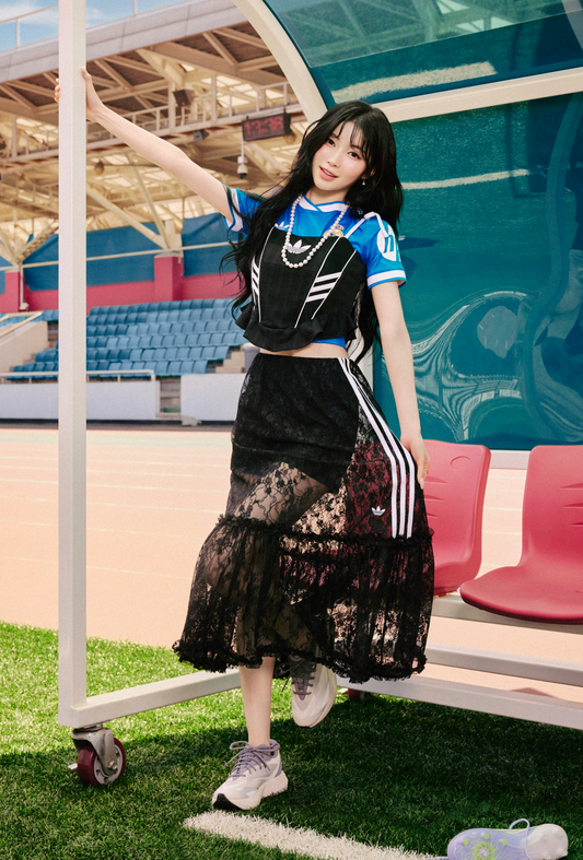 [Babymonster Asa Worn] Adidas Summer Soccer Skirt