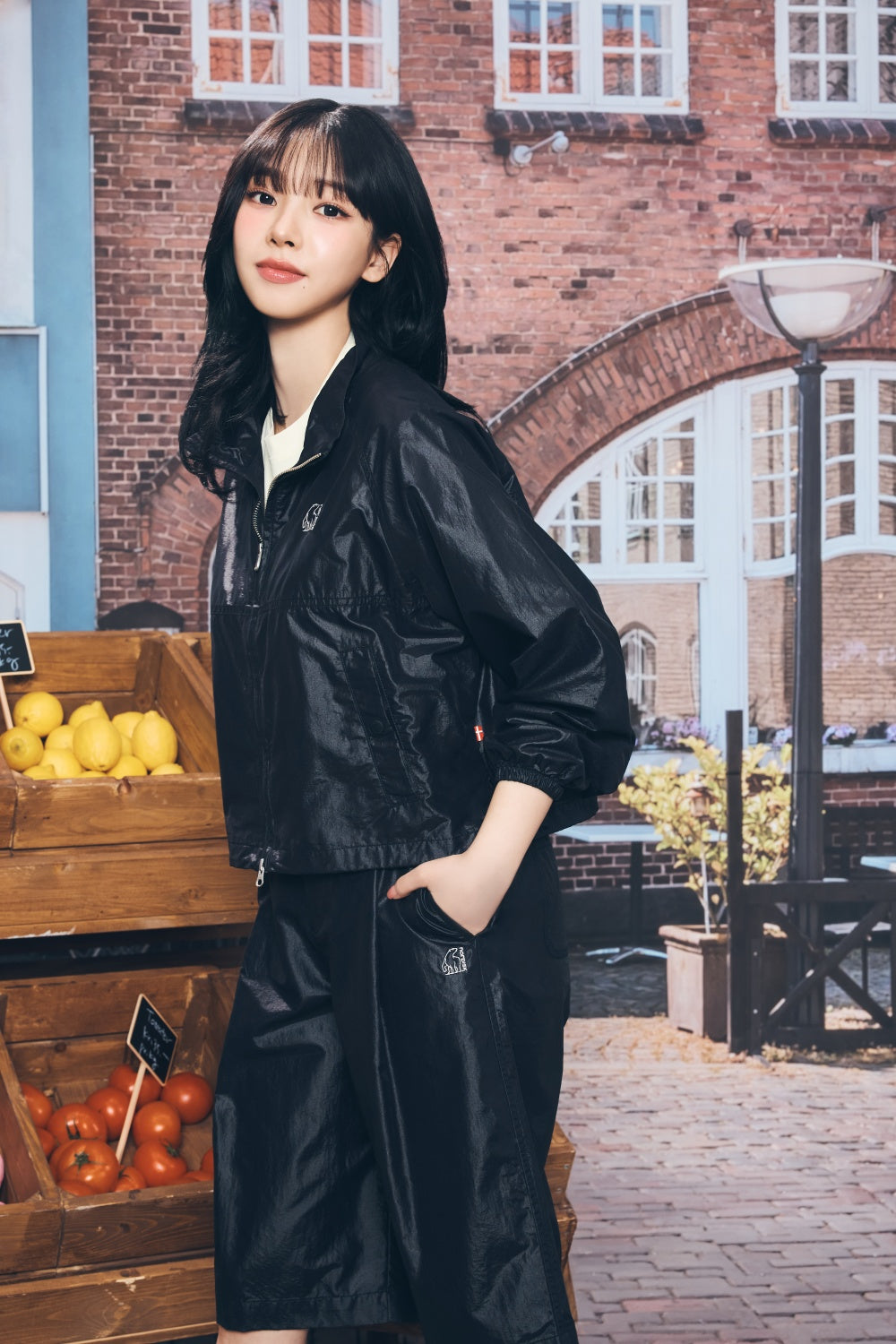 [Aespa Karina Pick] 26SS Nordisk Glossy Jacket - W_Black
