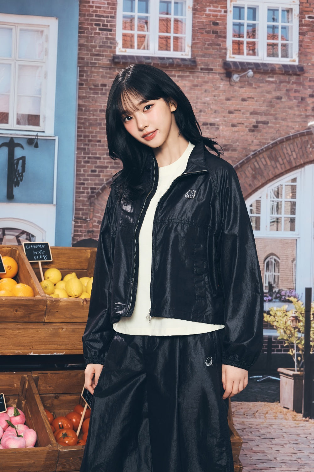 [Aespa Karina Pick] 26SS Nordisk Glossy Jacket - W_Black