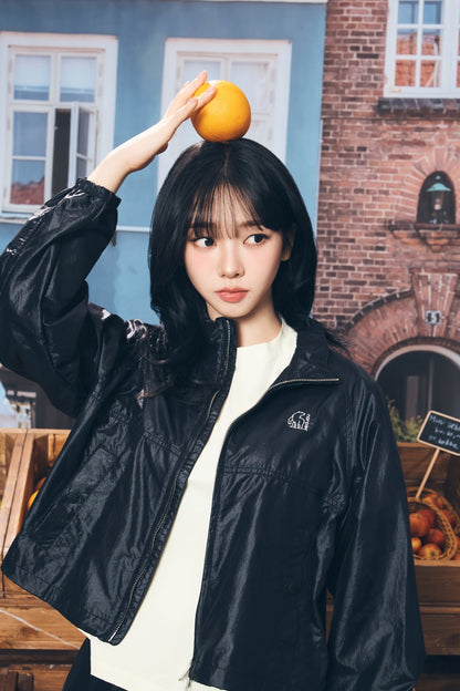 [Aespa Karina Pick] 26SS Nordisk Glossy Jacket - W_Black