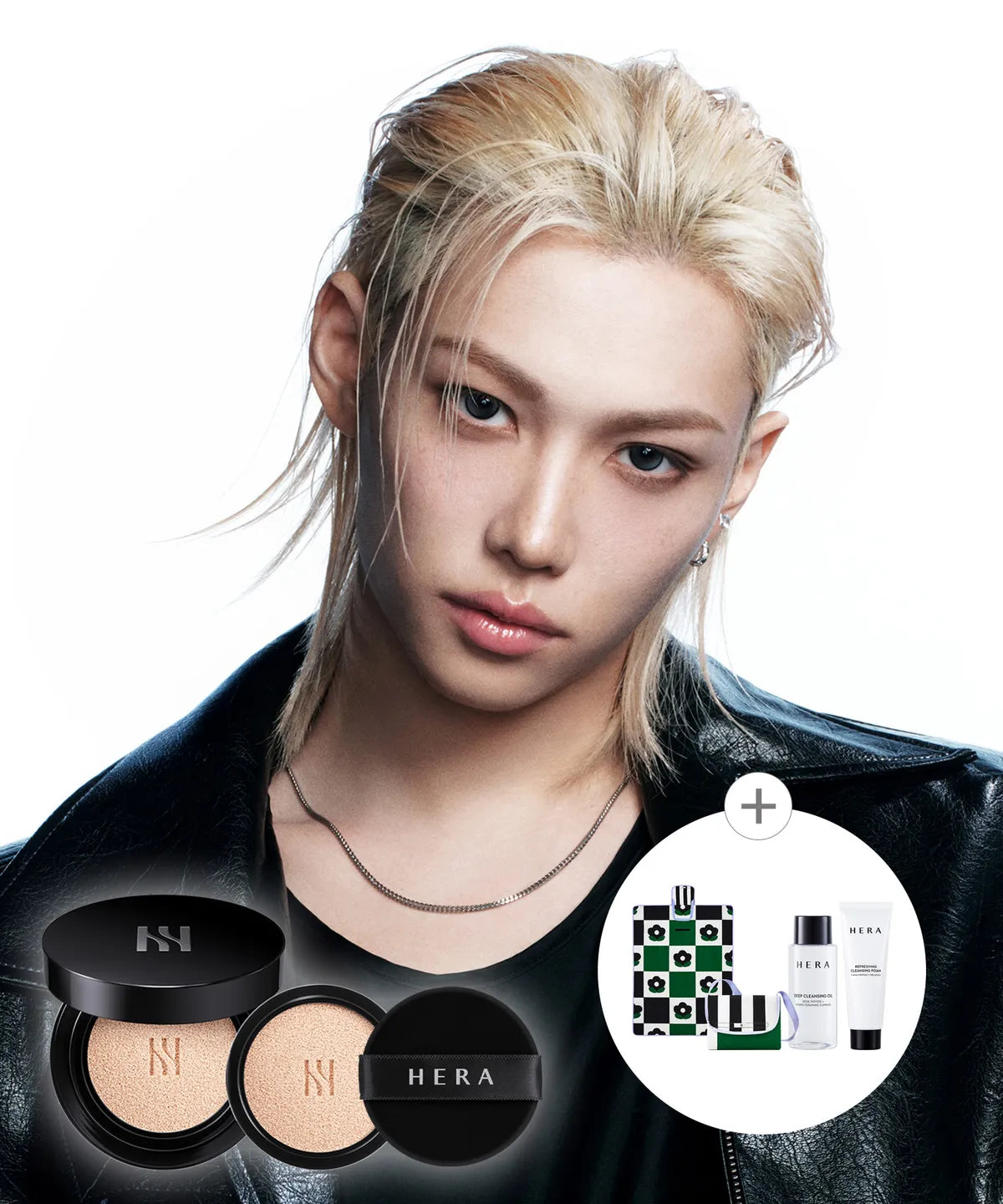 [Straykids Felix Pick] Hera Black Cushion Foundation Duo SPF34/PA++ 15gx2 (Main product 15g + Refill 15g)