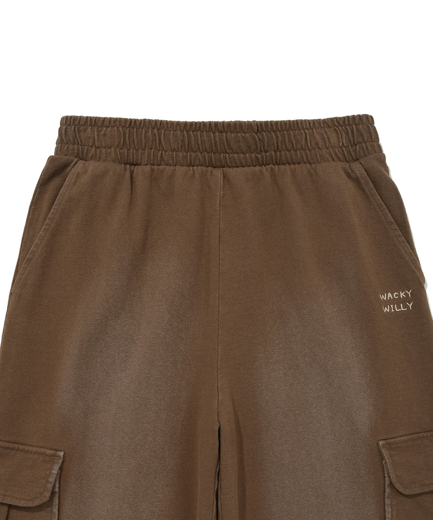 [Aespa Giselle's Wear] WACKY WILLY Women's Denim Washed Crop Hooded Zip-Up / Cargo Pants