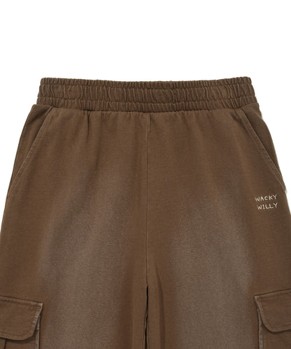 [Aespa Giselle's Wear] WACKY WILLY Women's Denim Washed Crop Hooded Zip-Up / Cargo Pants