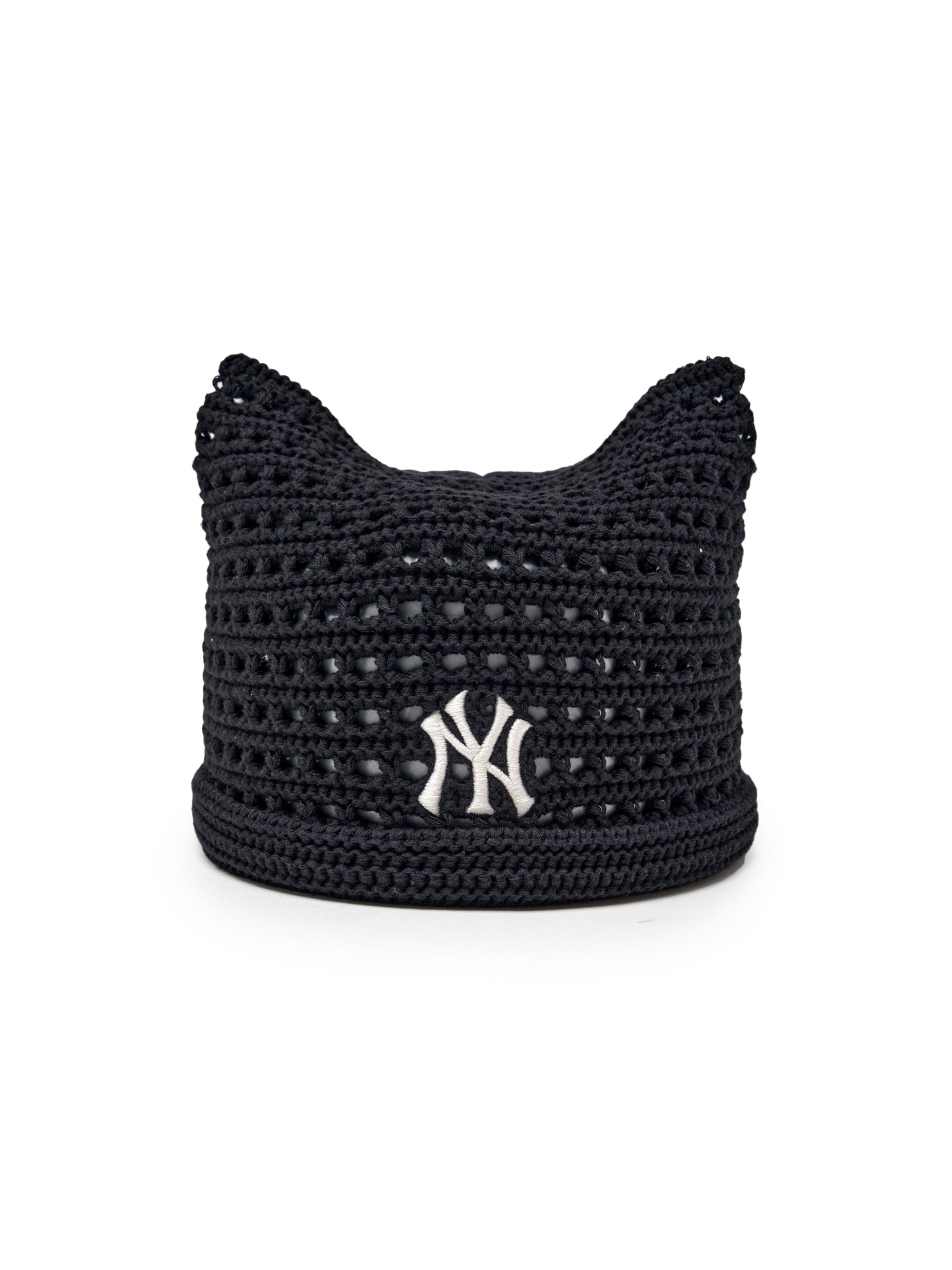 ■MLB Korea■ Crochet Meow Beanie NY Black 3ABNB0153-50BKS MLB Crochet Meow Beanie New York Yankees – SEOUL TERRACE