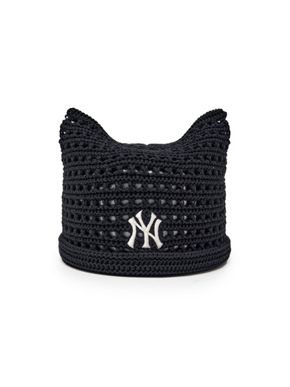 MLB Crochet Meow Beanie New York Yankees