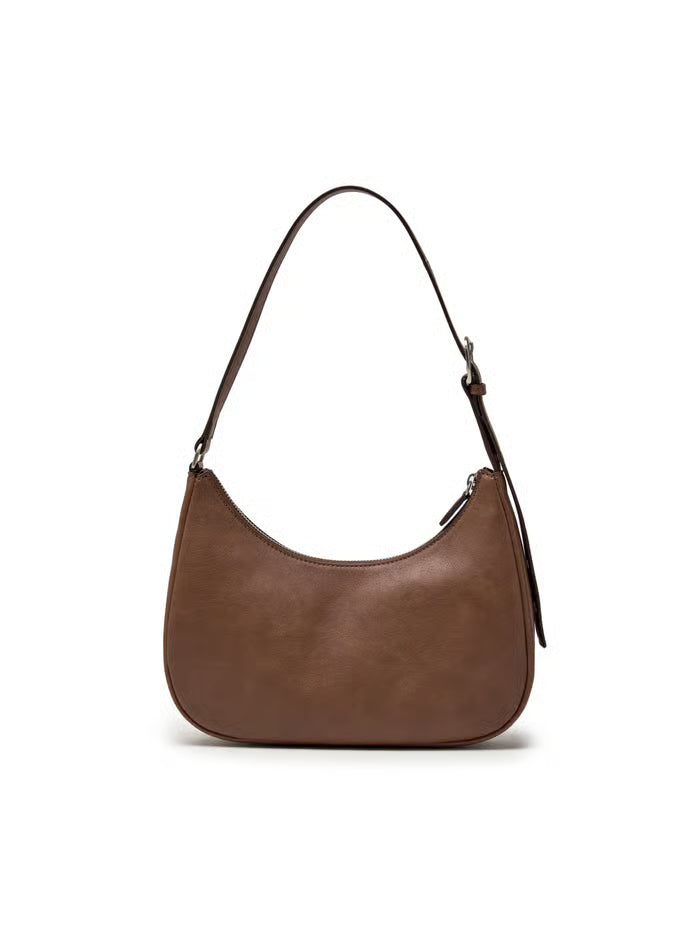 [Ive Gaeul Worn] MLB Basic Vintage Logo Hobo Bag New York Yankees