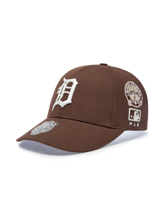 [Aespa Karina & TWS Pick] 26SS MLB Detroit Tigers Signature All-Over Patch Structure Ball Cap
