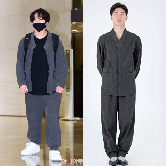 [BTS Jungkook] Airport Outfit HANBOK Full Set