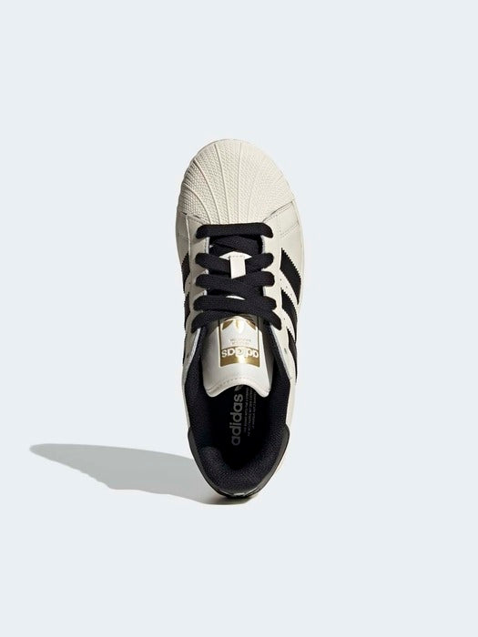 Id5698 Adidas Superstar XLG Shoes – Cream White/Core Black/Gum – SEOUL TERRACE