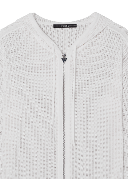 [Straykids Hyunjin Worn] 26 Summer Guess Unisex Crochet Sweater Zip-Up