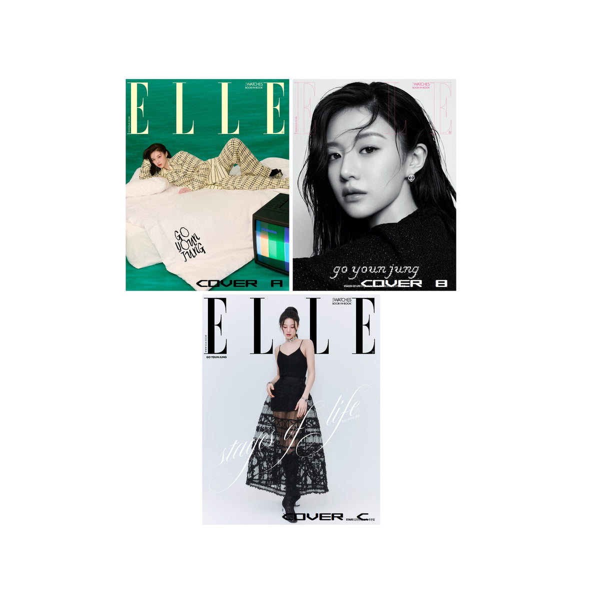 Go Yoon-jung  Elle May 2025 Magazine (RANDOM COVER)