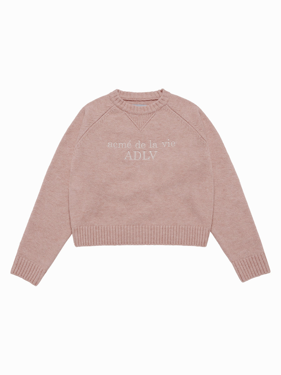 Yena x Adlv Woman basic Logo Knit