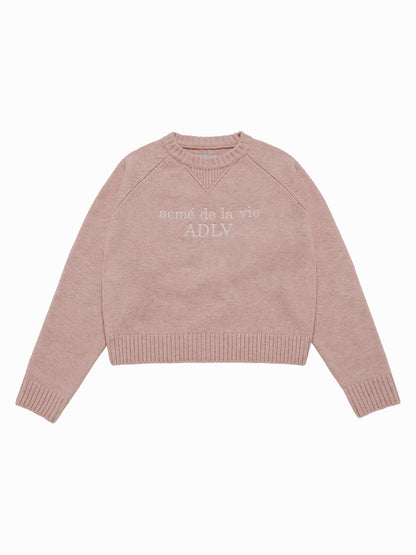 Yena x Adlv Woman basic Logo Knit
