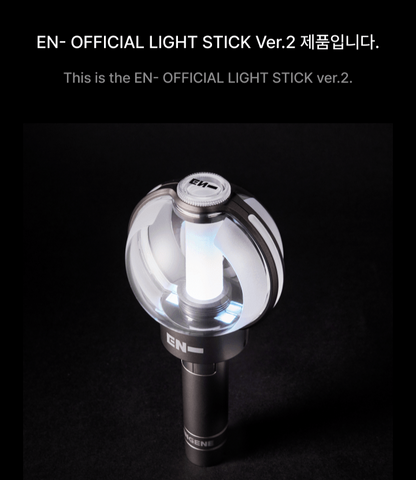 ENHYPEN - OFFICIAL LIGHT BAND AND LIGHTSTICK Ver. 2 (Latest Version)