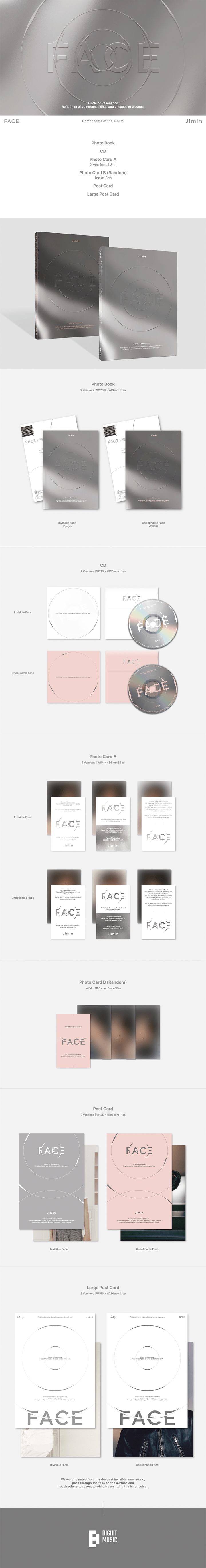 BTS JIMIN - FACE Album