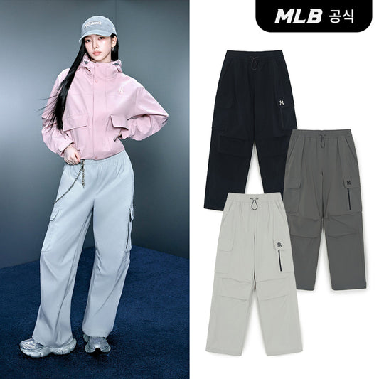 [Aespa Karina PICK] MLB Gorpcore Cotton Touch Parachute Cargo Wide Pants