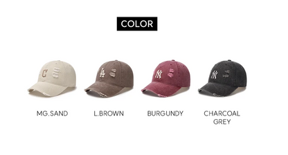 キャップ MLB Korea Damage Washed Unstructured Ball Cap NY Charcoal Gr MLB KOREA Damage Washing Unstruck Ball Cap New York Yankees