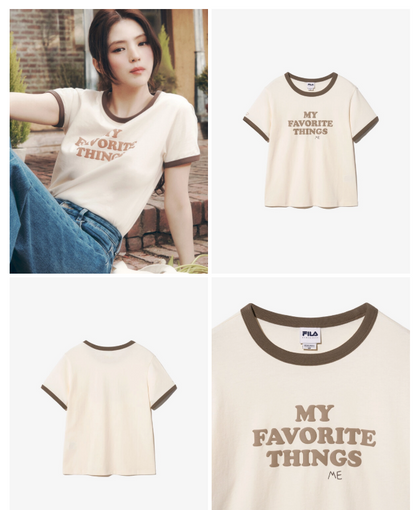 Kiiikiii and Han So Hee Pick] Fila MY Ringer T-shirt – SEOUL