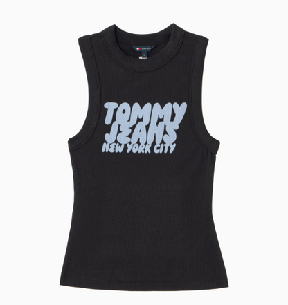 [Ive Wonyoung Pick] Tommy Jeans Stretch Bubble Tank Top