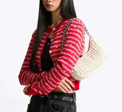 [Ive Wonyoung Pick] Tommy Jeans Iconic Quilting Shoulder Bag