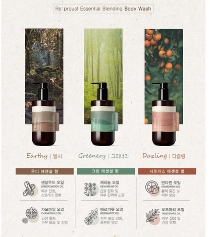 [Vegan] Frudia Leafrust Essential Blending Body Wash 300ml