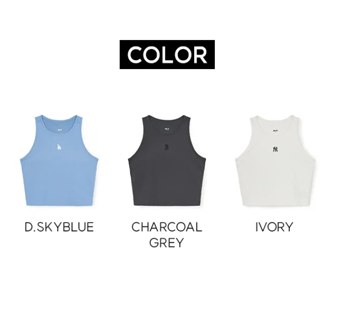 [MLB] W's Basic Small Small Logo Crop Top ★すぐ品切れ★ Aespa Karina Pick] MLB Women's Basic Small Logo Golf Crop