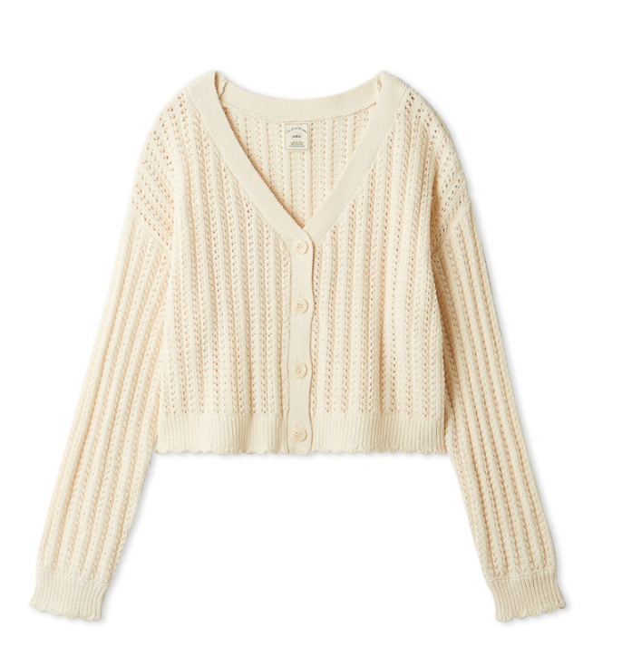 [Lesserafim Kazuha Pick] Gelato Pique Crochet Cardigan/Short