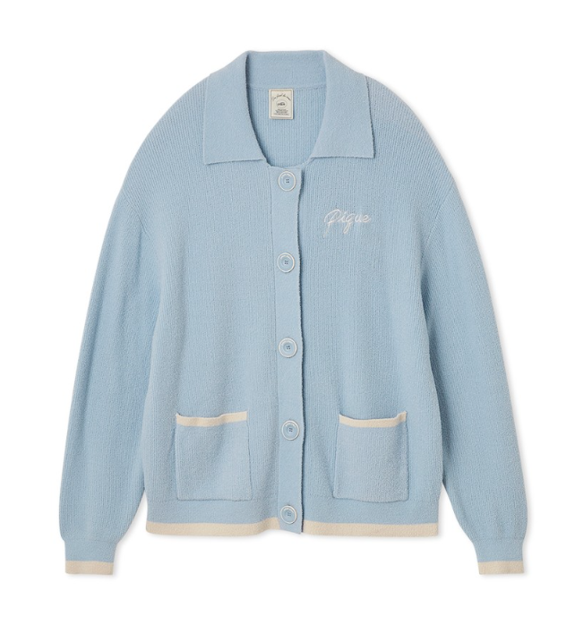 [Lesserafim Yunjin Pick] Gelato Pique Goalie Knit Cardigan