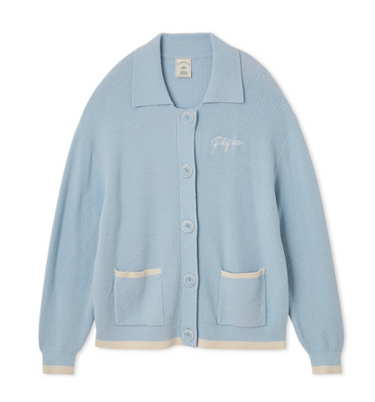 [Lesserafim Yunjin Pick] Gelato Pique Goalie Knit Cardigan