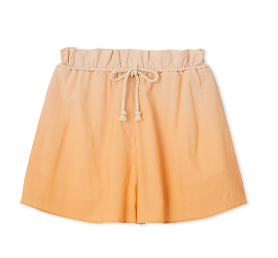 [Lesserafim Eunchae Pick] Gelato Pique Shirring Detail Pullover/Gradient flare shorts