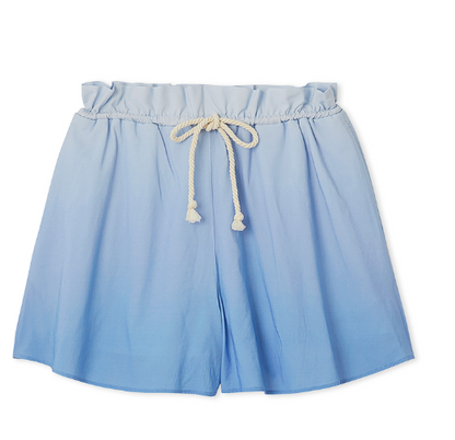 [Lesserafim Eunchae Pick] Gelato Pique Shirring Detail Pullover/Gradient flare shorts