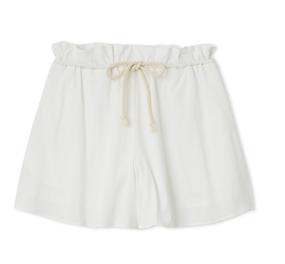 [Lesserafim Eunchae Pick] Gelato Pique Shirring Detail Pullover/Gradient flare shorts