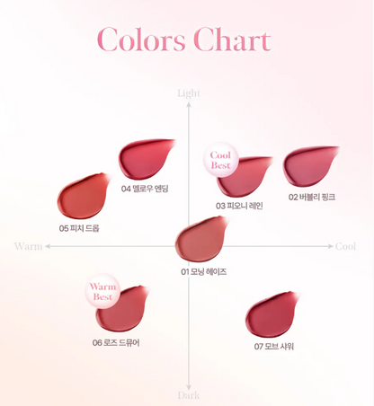[Twice Jihyo Pick] Milk Touch Dew Stain Sheer Lip Gloss (+ 2 free glow packs)