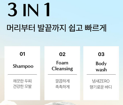[Body Odor Improvement] W.Dressroom Perfect Deo Wash 500ml