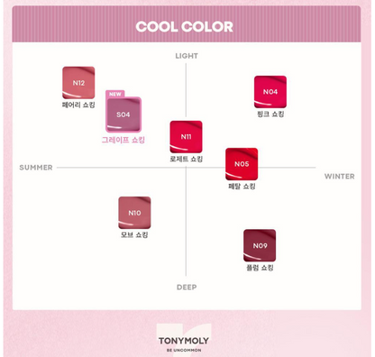 Chungha X Tony Moly Perfect Lips Shocking Lip Tint
