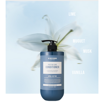 W. Dressroom Protein Care Conditioner April Cotton 1000ml