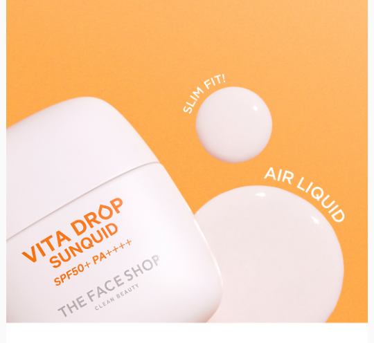 [SVT Wonwoo Pick] The Face Shop Vita Drop Sunquid 50ml