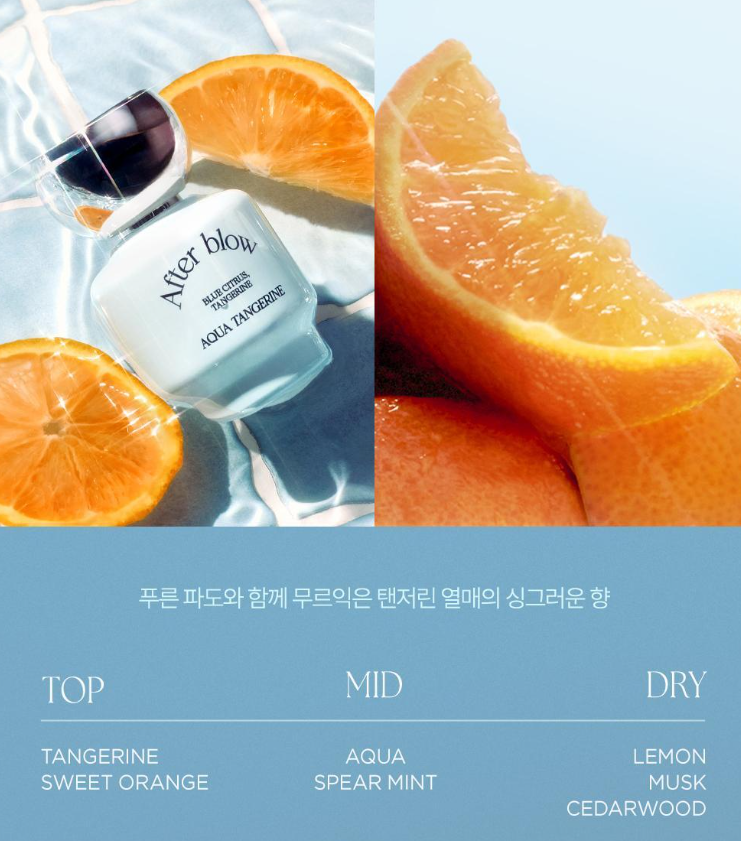 Day6 Wonpil X Afterblow  Aqua Tangerine Solid/Eau de Parfum