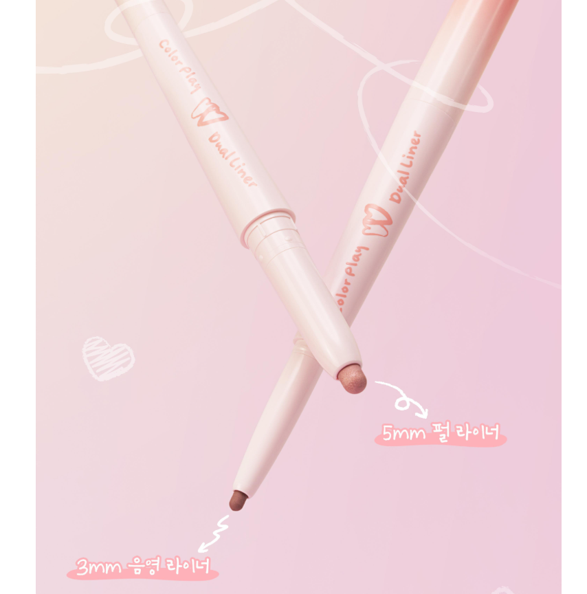 [Hearts to Hearts Pick] 2AN Color Play Dual Liner